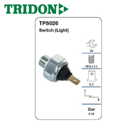 TRIDON OIL PRESSURE SWITCH (LIGHT) TPS026