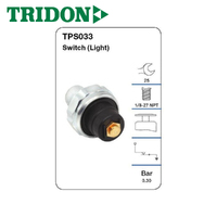 Tridon Oil Pressure Switch (Light) TPS033