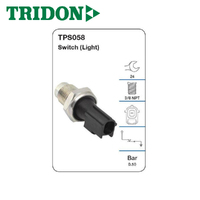 TRIDON OIL PRESSURE SWITCH (LIGHT) TPS058