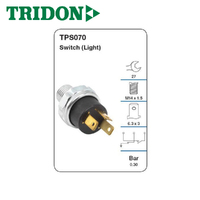 TRIDON OIL PRESSURE SWITCH (LIGHT) TPS070