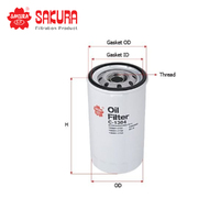 SAKURA OIL FILTER C-1304