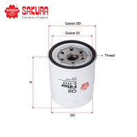 SAKURA OIL FILTER C-1717