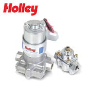 Holley 110 GPH Blue Electric Fuel Pump With Regulator 12-802-1