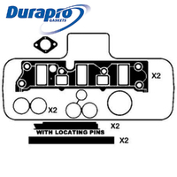 Inlet Manifold Gasket Set FOR Holden Commodore VS VT 3.8 V6 Ecotec 1995-2000 