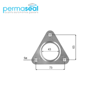 TURBO GASKET FOR ISUZU 4JX1-T DOHC 16V TUR068