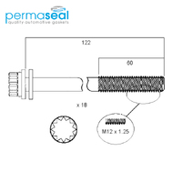 Head Bolt Set FOR Toyota Dyna Coaster Landcruiser Daihatsu Delta B 11B 3B 14B