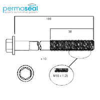 Head Bolt Set FOR Holden Barina TK Daewoo Cielo Lanos Nubira A15MF A16DMS F16D3