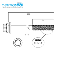 Head Bolt Set FOR Nissan Patrol Y61 Navara D22 ZD30 ZD30DDT ZD30DDTI Diesel