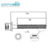 Head Bolt Set FOR VOLKSWAGEN AAB ACV AAF AET BJK HBS101