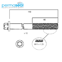 Head Bolt Set FOR HOLDEN C20XE HBS102