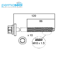 Head Bolt Set FOR Volkswagen AEH AKL APK AQY AVU HBS187