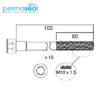 Head Bolt Set FOR NISSAN KA24DE DOHC 16V HBS232