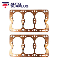 Head Gasket PAIR FOR Pontiac Split Head 186 200 6 Cylinder 1926-1931