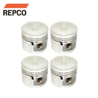 Piston Set STD FOR BMC MG MGB 5 Main Austin 1800 B Series Four Ring Circlip