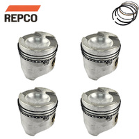 Piston & Ring Set 040" FOR Ford Capri Escort 1300 X Flow 2735E 711M 751M 66-76