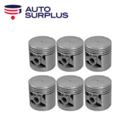 Flat Top Piston Set +030" FOR Chevrolet 235 6 Cylinder 3.5625" 1950-1962