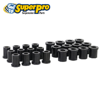 SuperPro Leaf Spring Bush Kit - Front + Rear, Heavy Duty FOR Landcruiser 43/45/47 Series 72-80 KIT028HK