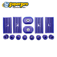 SuperPro Leaf Spring Bush Kit - Rear FOR Falcon XE-BF/Fairlane ZF-ZJ KIT048R-WK