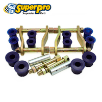 SuperPro Greasable Shackle + Bush Kit w/Fixed Pins - Rear FOR Colorado RG/D- Max KIT185SK