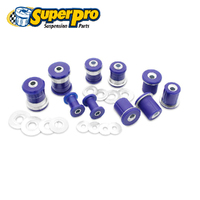 SuperPro Control Arm Upper, Lower + Steering Rack Bush Kit - Front, Offset FOR Hilux/Fortuner 05-15 KIT202K