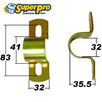 SuperPro Sway Bar Steel Mount Bracket - Universal SPF0984K