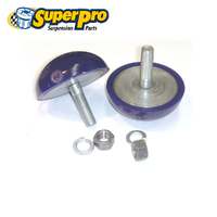 SuperPro Bump Stop Bush Kit 80 Duro Long Bolt 25mm High - Front SPF3139-80K