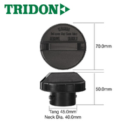 TRIDON NON LOCKING FUEL CAP TFNL232