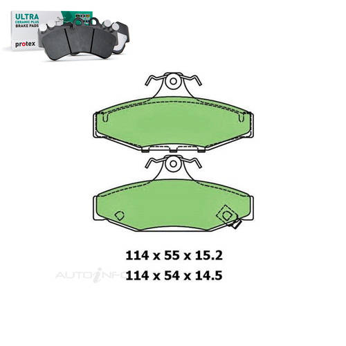 Rear Brake Pad Set FOR Ford Falcon EF EL Holden Commodore VB-VS 78-02 DB1086 