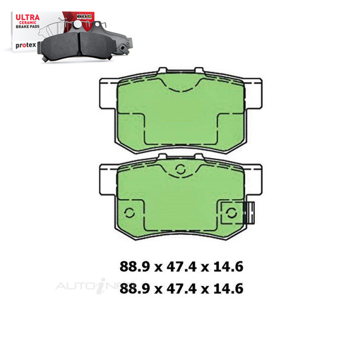 Rear Brake Pad Set FOR Honda Civic Legend KA Prelude Rover 620 623 85-16 DB1142 