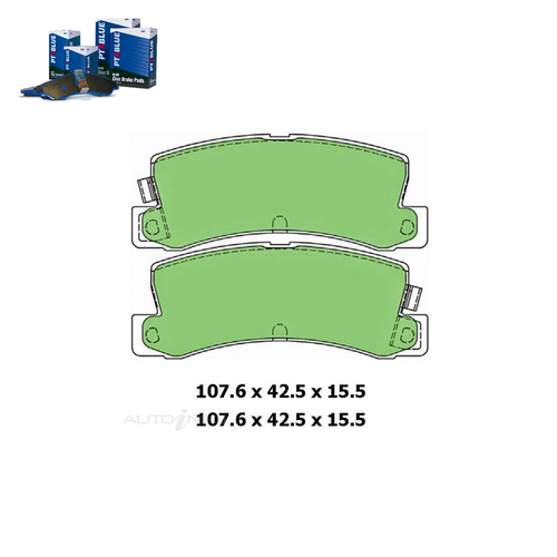 Rear Brake Pad Set FOR Holden Nova LG Toyota Corolla AE70R-AE114R 79-02 DB1147