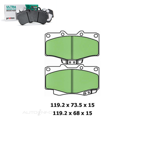 Front Brake Pad Set FOR Toyota Hilux LN100R-LN172R Landcruiser 88-07 DB1149 