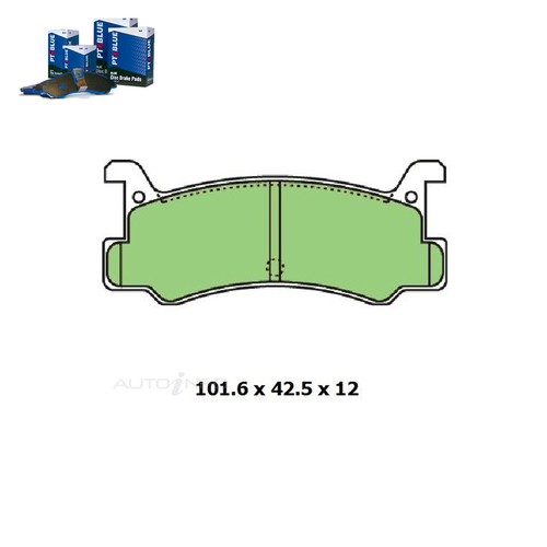 Rear Brake Pad Set FOR Daihatsu Charade Ford Capri Laser Mazda 323 84-00 DB1159 