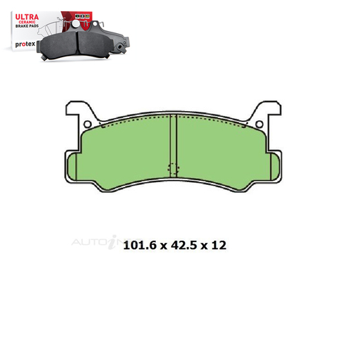 Rear Brake Pad Set FOR Daihatsu Charade Ford Capri Laser Mazda 323 84-00 DB1159 