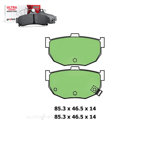 Rear Brake Pad Set FOR Ford Corsair Hyundai Elantra Kia Nissan 1988-2011 DB1166 