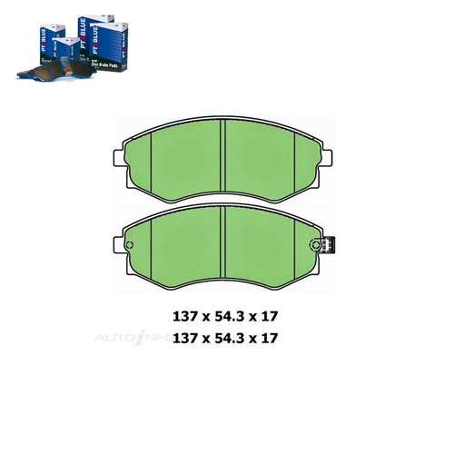 Front Brake Pad Set FOR Hyundai RD Elantra XD FC HD Sonata EF Y2 Y3 90-11 DB1167