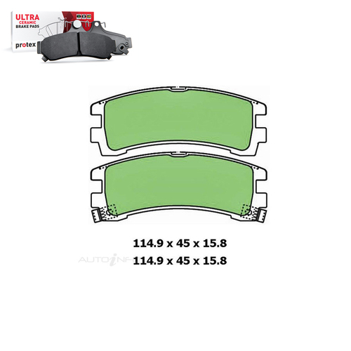 Rear Brake Pad Set FOR Nissan Pathfinder D21 Terrano R50 R2M R3M 86-02 DB1175