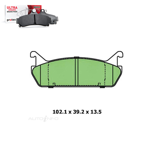 Rear Brake Pad Set FOR Daihatsu Ford Laser KF KH Mazda 323 Suzuki 89-03 DB1180 