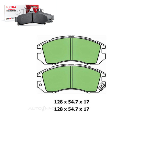 Front Brake Pad Set FOR Subaru Impreza GC GF Legacy Liberty BC-BG 89-98 DB1185