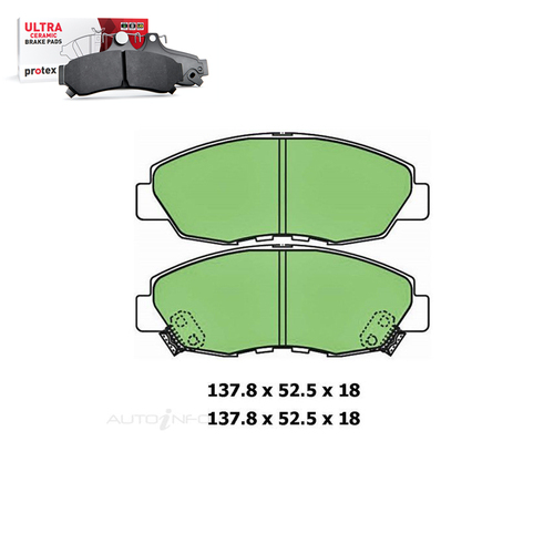 Front Brake Pad Set FOR Honda Accord CB CD CK Civic ES 1989-2006 DB1191 