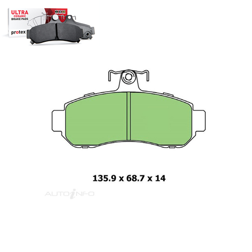 Front Brake Pad Set FOR Mitsubishi Magna TE-TS V3000 Verada KE-KS 91-05 DB1203 