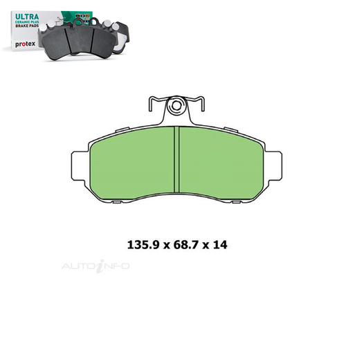 Front Brake Pad Set FOR Mitsubishi Magna TE-TS V3000 Verada KE-KS 91-05 DB1203 