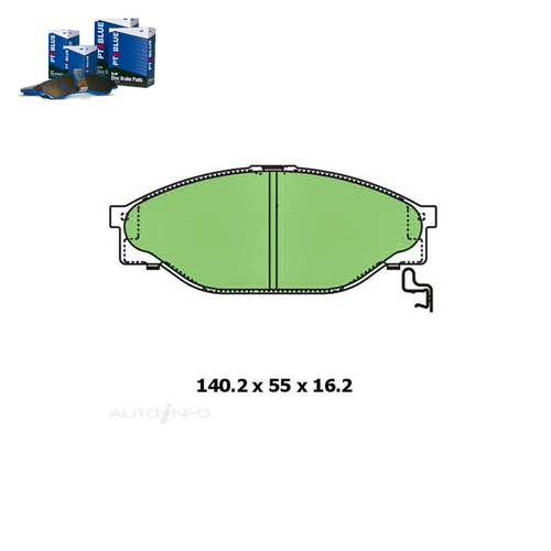 Front Brake Pad Set FOR Toyota Hiace LH80R-LH184R Hilux LN106R LN147R 89-05 DB1205 