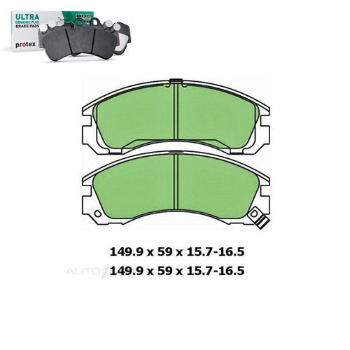 Front Brake Pad Set FOR Mitsubishi Delica Magna Outlander Verada 87-15 DB1223 