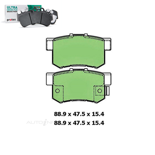 Rear Brake Pad Set FOR Honda Accord CD-CM CRV Jazz Rover 620 623 91-08 DB1230 