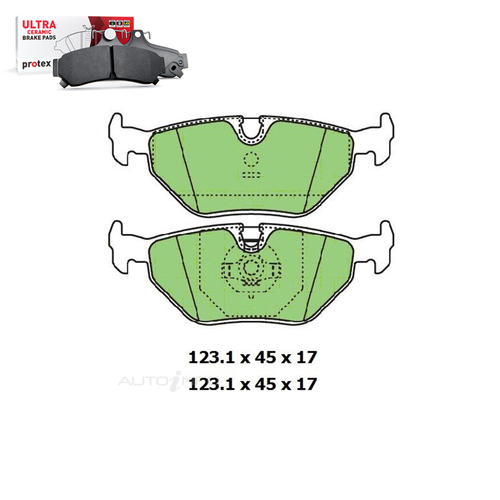 Rear Brake Pad Set FOR BMW 316i 318Ti 325i E36 320D E90 1991-2008 DB1245 