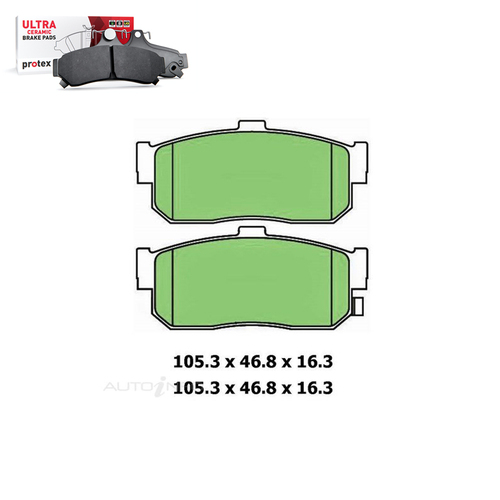 Rear Brake Pad Set FOR Nissan Bluebird Maxima A32 Pulsar N15 Tino 88-03 DB1247 