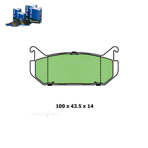 Rear Brake Pad Set FOR Eunos Ford Telstar AX Mazda 626 GE GF MX6 92-02 DB1254 