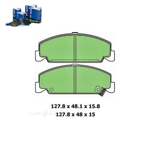 Front Brake Pad Set FOR Honda Civic ED EG 4WD EE Breeze EK Vei EH 87-00 DB1259 