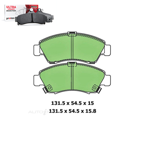 Front Brake Pad Set FOR Honda Civic EF EK GL EG Jazz GD 1987-2008 DB1262 