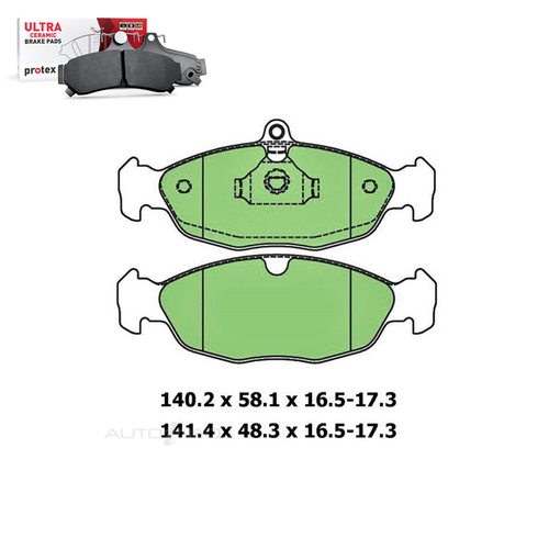 Front Brake Pad Set FOR Holden Astra City TR Barina City SB Combo 94-02 DB1275 